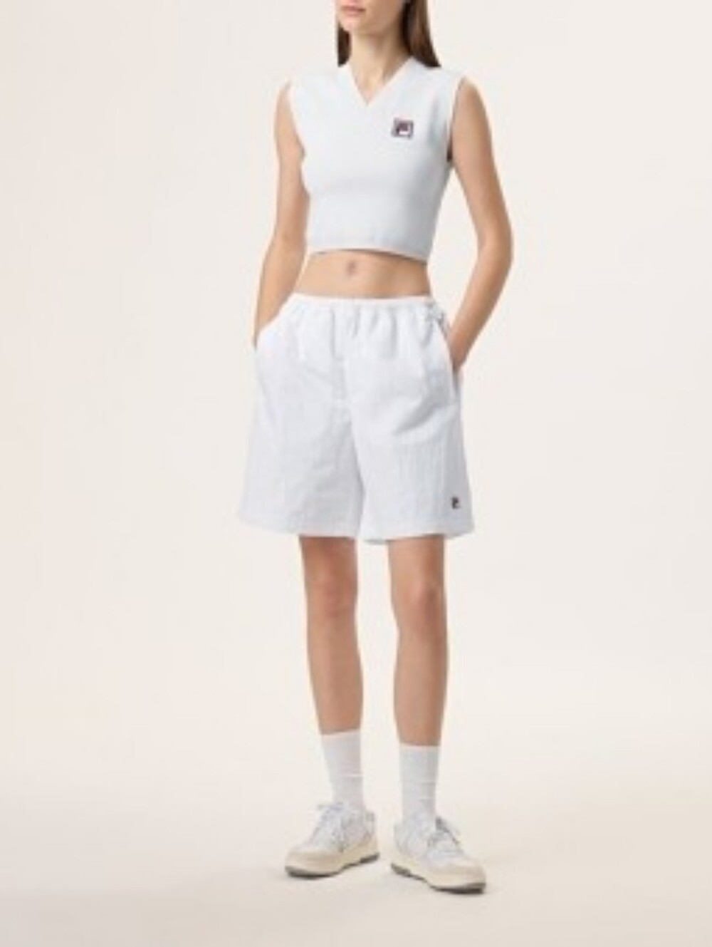 NWT Fila X HaileyBieber Crinkle Short